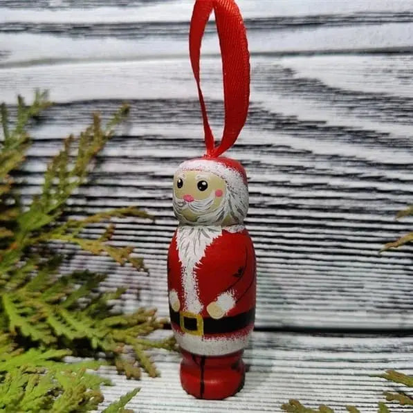 Naughty Santa Ornament